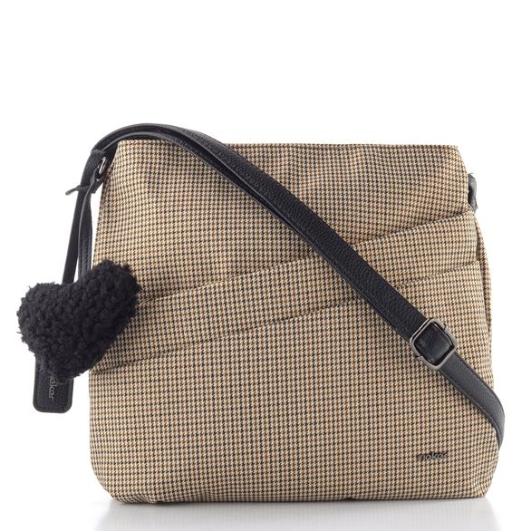 Rieker crossbody kabelka béžová se srdcem H1005-90