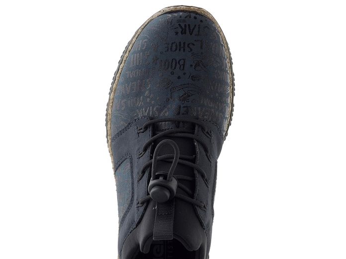 Rieker prozouvací polobotky modré N3295-14