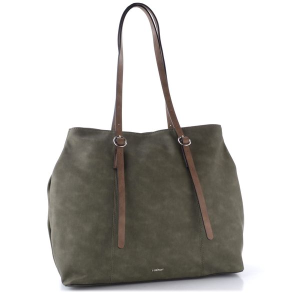 Rieker shopper kabelka khaki/hnědá H1028-54