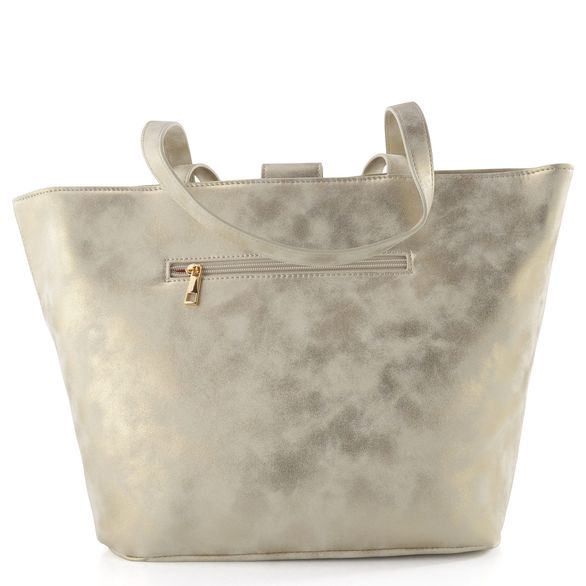 Remonte shopper kabelka weiss-gold/muschel Q0764-80