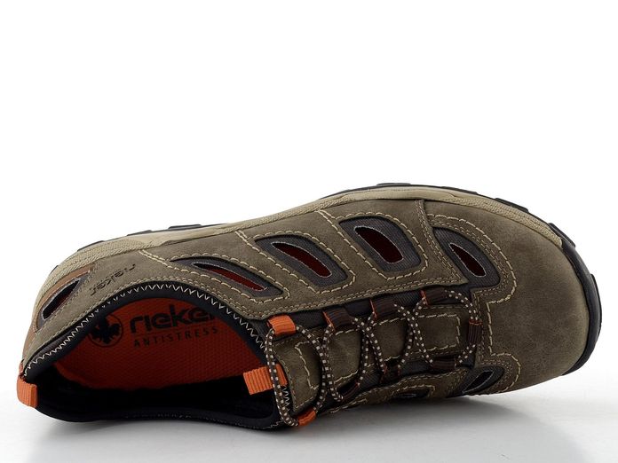 Rieker vzdušné sportovní polobotky hnědé 08065-29