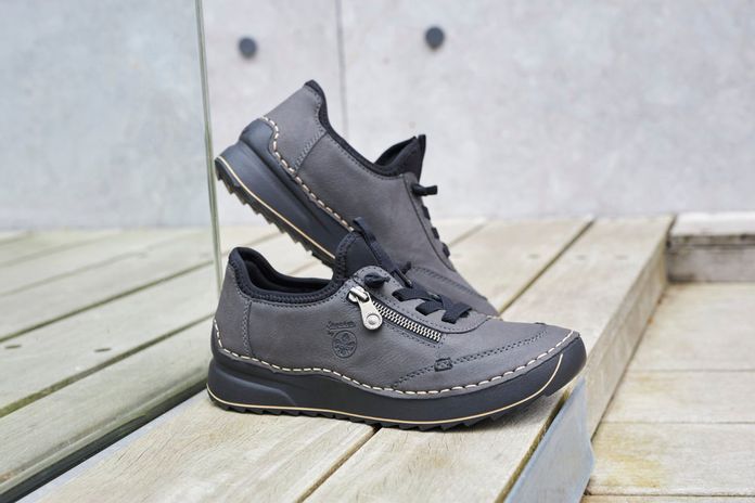 Rieker nazouvací sneakers polobotky tmavě šedé 51568-45