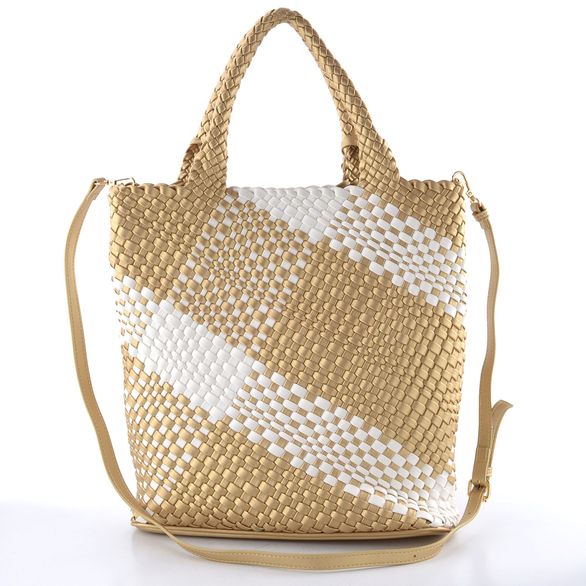 Remonte shopper kabelka gold/weiss Q0761-81
