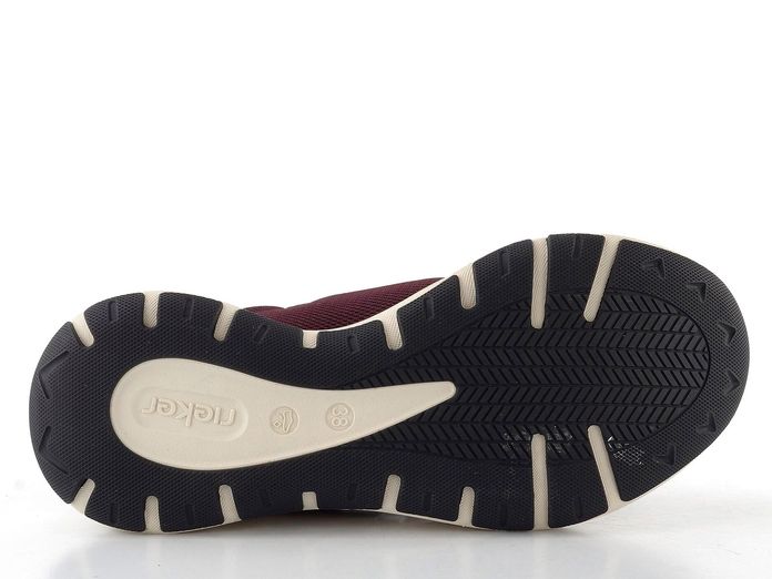 Rieker Sport dámské tenisky blackberry/brombeer M6551-30