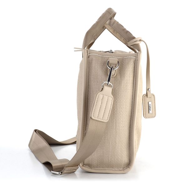 Rieker kabelka do ruky s crossbody popruhem béžová H1536-62
