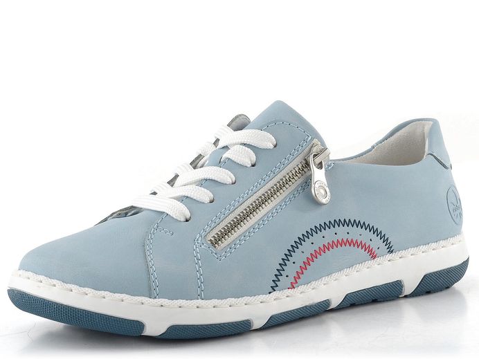 Rieker modré tenisky se zipem 42424-10
