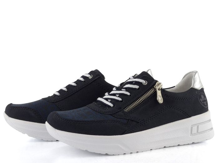 Rieker tenisky se zipem tmavě modré N8114-14