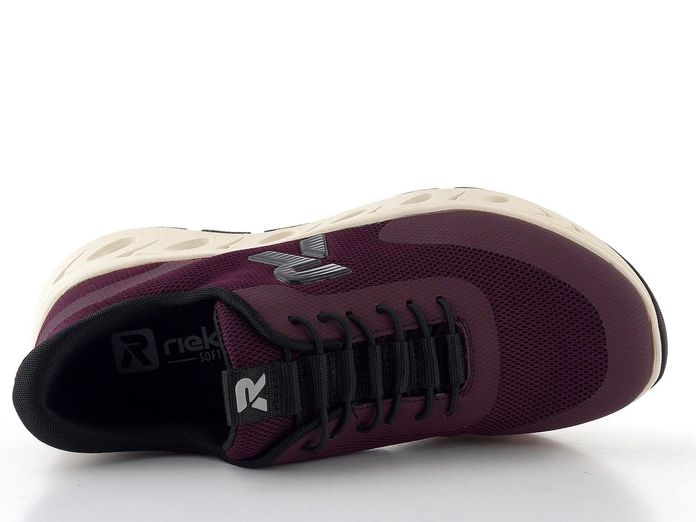 Rieker Sport dámské tenisky blackberry/brombeer M6551-30