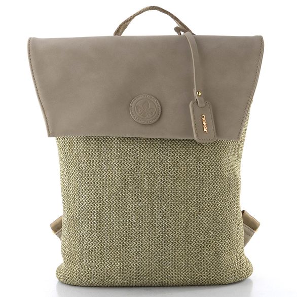 Rieker zelený batoh s klopou H1386-96