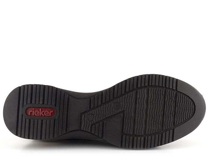 Rieker tenisky na klínu černá/zlatá N4330-00