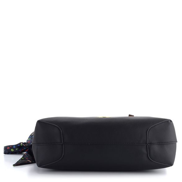 Rieker černá shopper kabelka s mašlí H1507-01