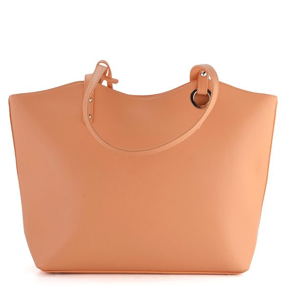 Rieker shopper kabelka se vzorem meruňková H1369-38