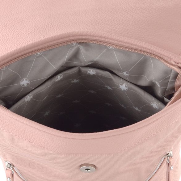 Rieker růžový batoh s klopou H1318-31