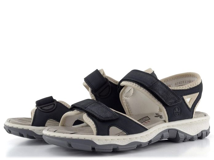 Rieker temně modré sportovní sandály 68891-14