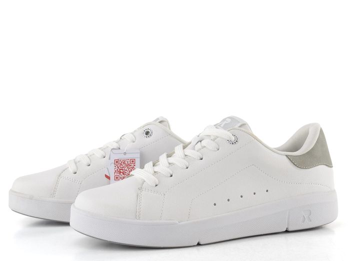 Rieker  kožené bílé sneakers tenisky 41902-80
