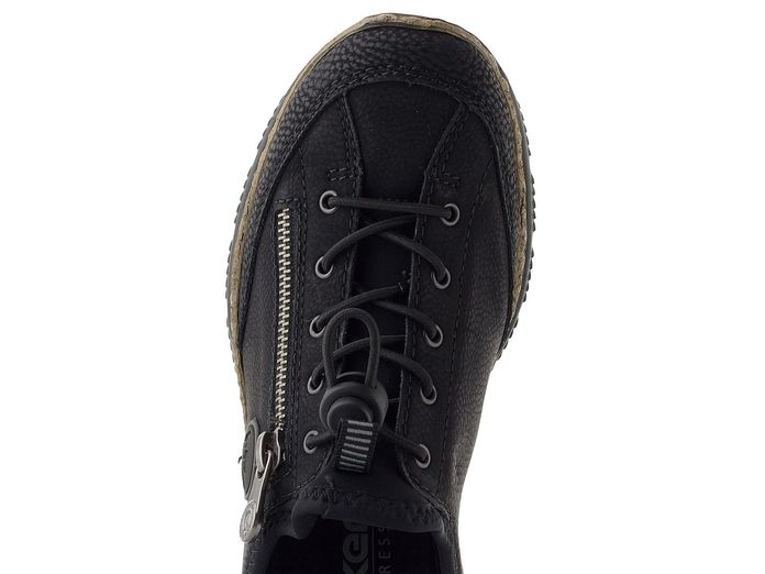 Rieker prozouvací polobotky černé N3267-01