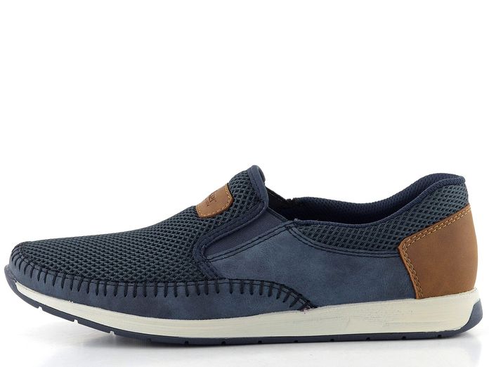 Rieker pánské nazouvací polobotky tmavě modré 11954-14