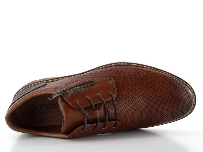 Rieker pánské polobotky se zipem hnědé 14412-24