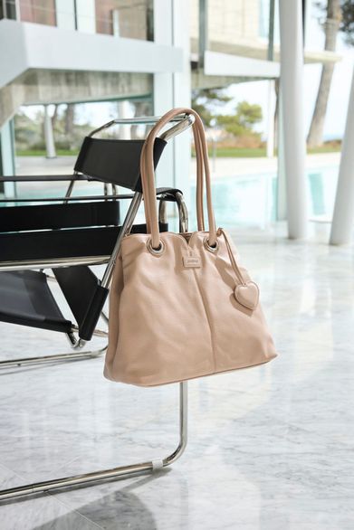 Rieker pudrová shopper kabelka přes rameno rosa H1021-31