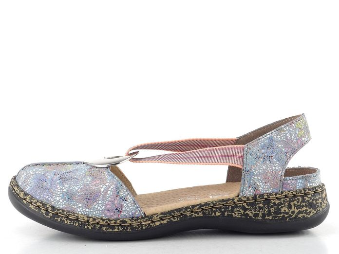 Rieker sandály s gumičkou a plnou špičkou adria-multi 46361-90