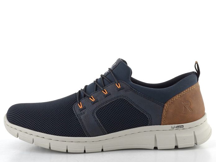 Rieker modré pánské polobotky B7796-14