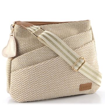 Rieker crossbody kabelka se srdcem muschel/palegold H1004-62