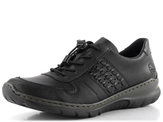 Rieker černé prozouvací polobotky L32F3-00