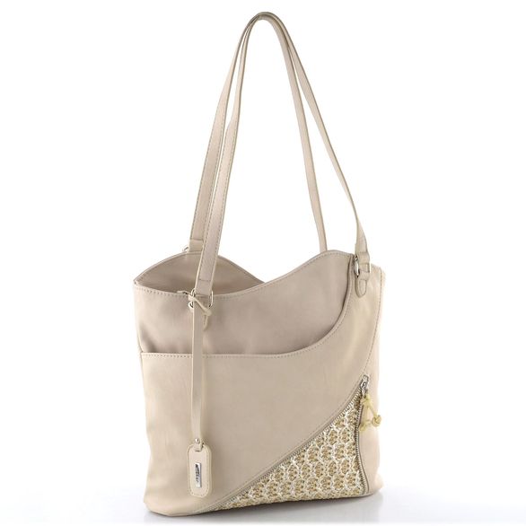 Rieker kabelka 2v1 ivory/beige H1025-60