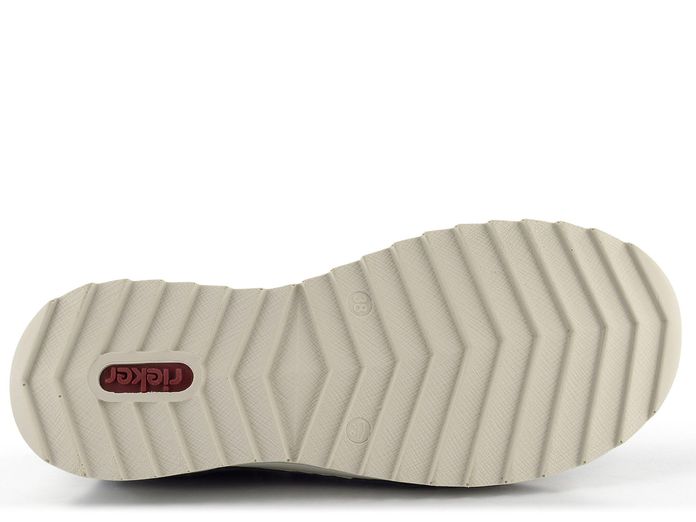 Rieker širší prozouvací polobotky modré 51558-14