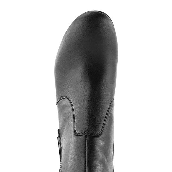 Rieker elegantní kotník na podpatku černý 70250-00