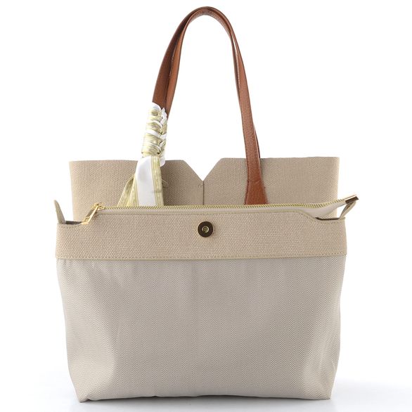 Rieker shopper kabelka se stuhou beige H1045-60