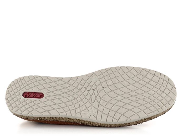 Rieker pánské perforované espadrilky mandlově hnědé B5269-24