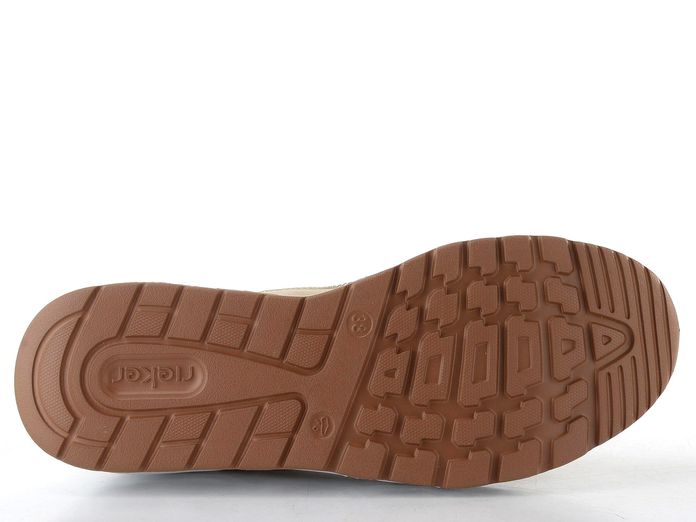 Rieker Sport tenisky na platformě béžovo-bílé N5204-80