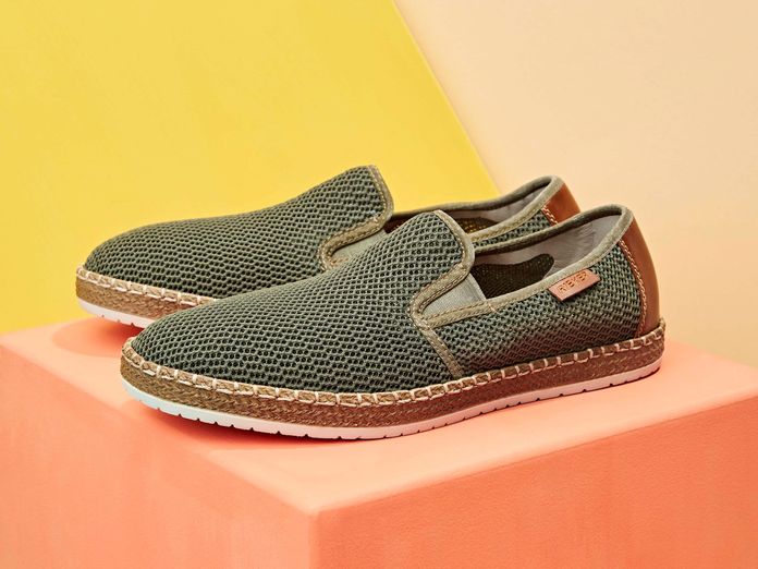 Rieker khaki pánské espadrilky B5276-54
