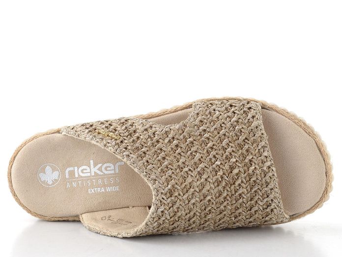 Rieker pantofle na klínku marble 69280-60