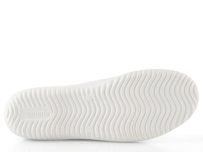 Remonte bílé polobotky se zipem D1E03-81