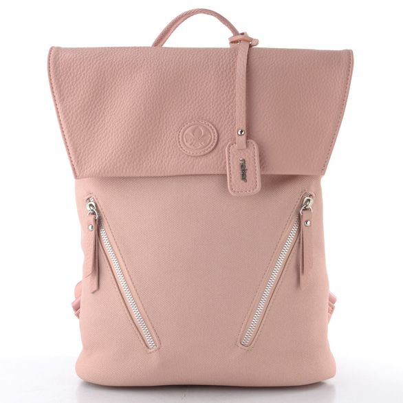 Rieker růžový batoh s klopou H1318-31