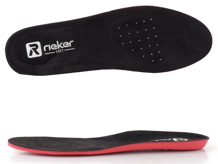 Rieker Sport tenisky na platformě lakované černé N2555-02