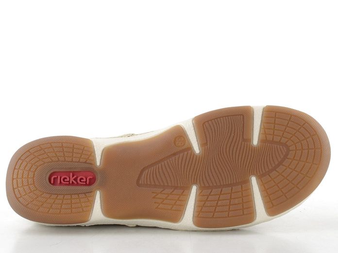 Rieker šněrovací polobotky offwhite 55920-80