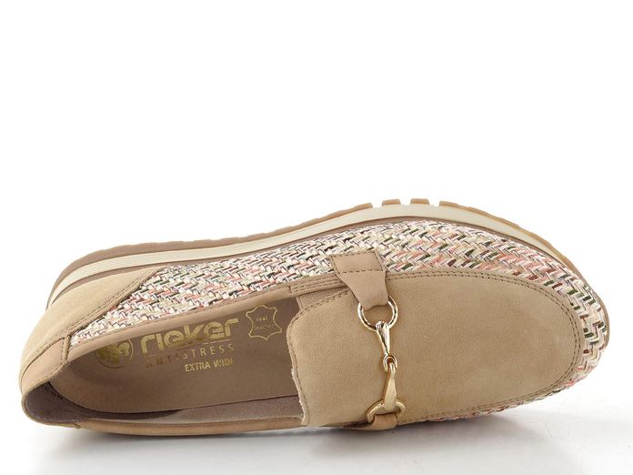 Rieker mokasíny béžové 49042-62