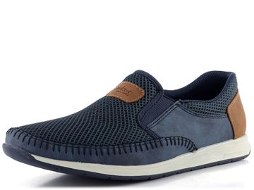 Rieker pánské nazouvací polobotky tmavě modré 11954-14