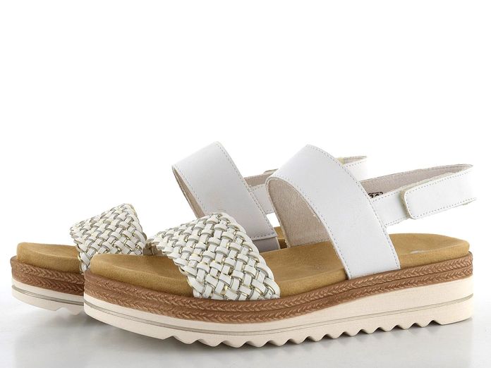 Remonte sandály na platformě Weiss/Gold D0Q56-80