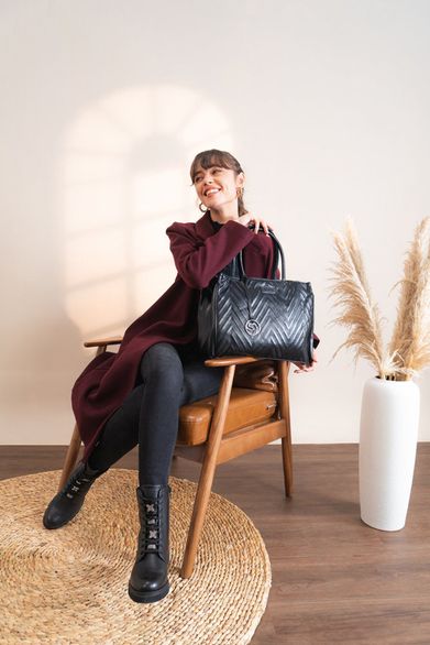 Remonte shopper kabelka s etují černá Q0724-00
