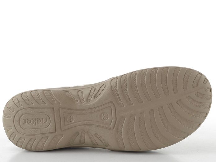 Rieker bílé sandály s gumičkami 64870-81