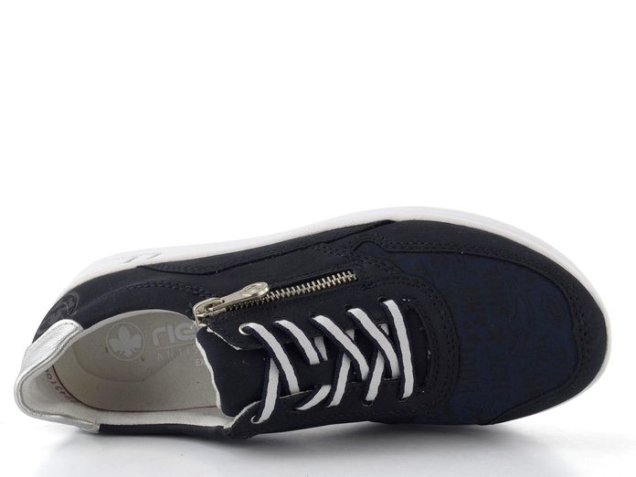 Rieker tenisky se zipem tmavě modré N8114-14