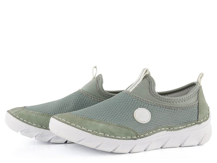 Rieker mintové prozouvací polobotky 55058-52