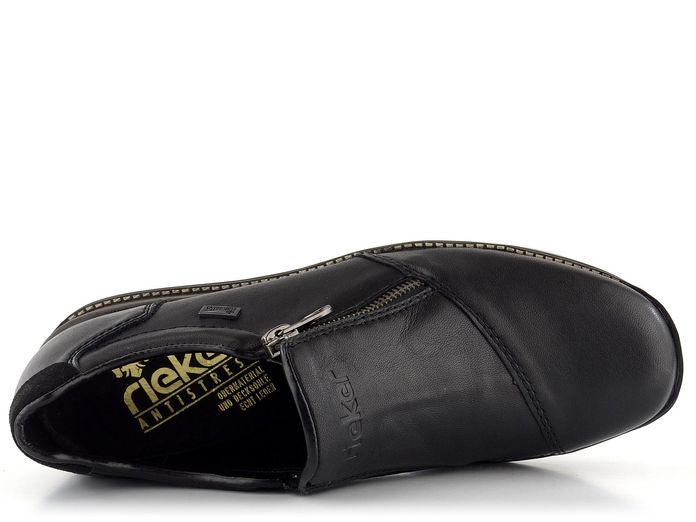 Rieker polobotky se zipem černé 44265-00