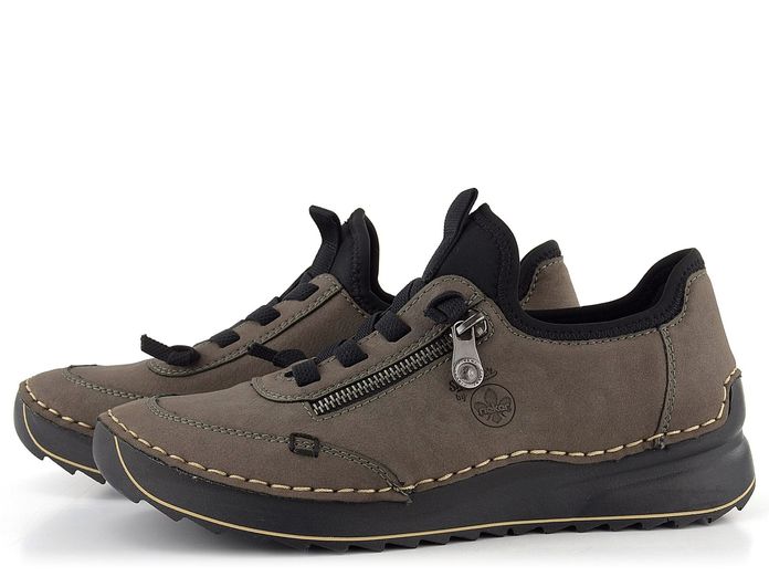 Rieker nazouvací sneakers polobotky tmavě šedé 51568-45