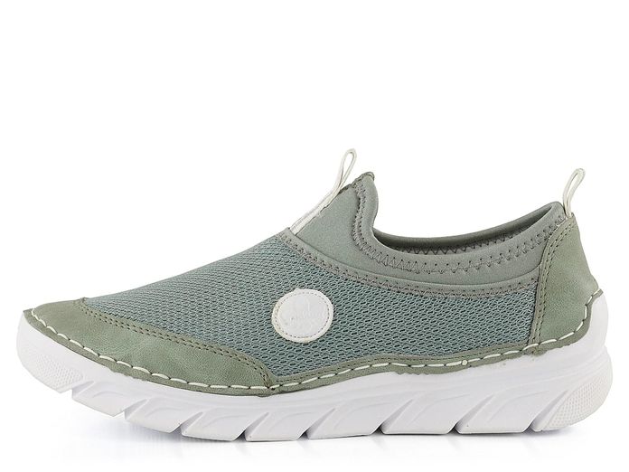 Rieker mintové prozouvací polobotky 55058-52