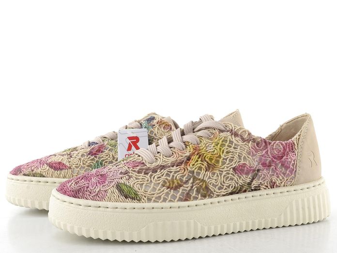 Rieker Sport barevné tenisky na platformě N9919-91